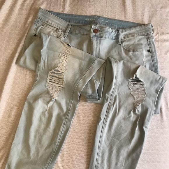 light wash rockstar jeans - Picture 3 of 3